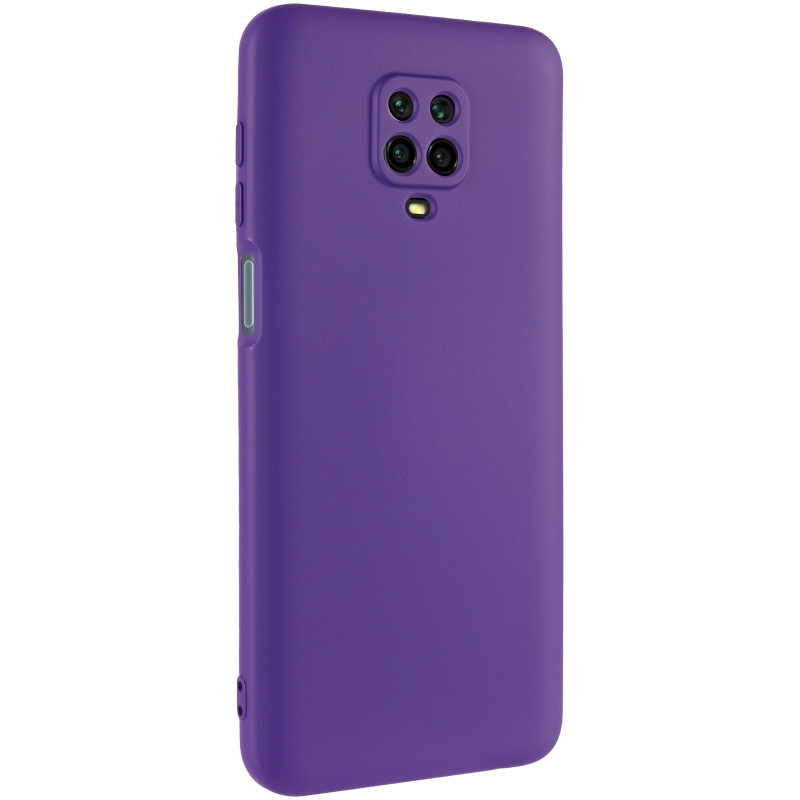 Чохол TPU GETMAN Liquid Silk Full Camera на Xiaomi Redmi Note 9s / Note 9 Pro / Note 9 Pro Max (Фіолетовий / Ultra Violet)