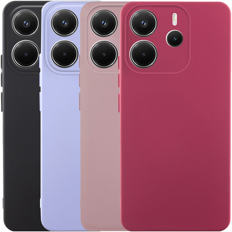 Чехол TPU GETMAN Liquid Silk Full Camera для Xiaomi Redmi Note 14 4G (Int. version)