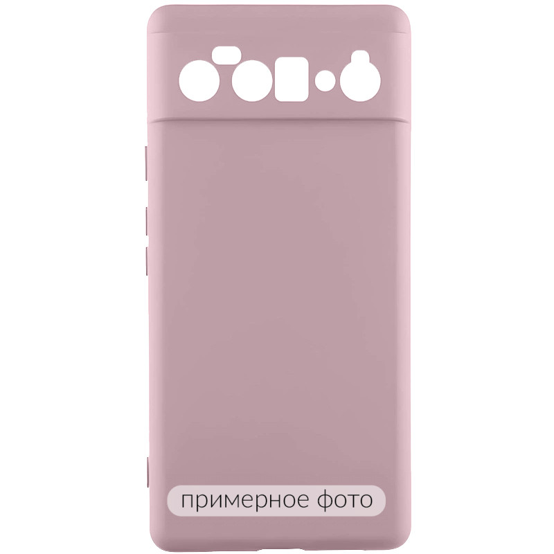 Чехол TPU GETMAN Liquid Silk Full Camera для Xiaomi Redmi Note 14 Pro 4G (Розовый / Pink Sand)