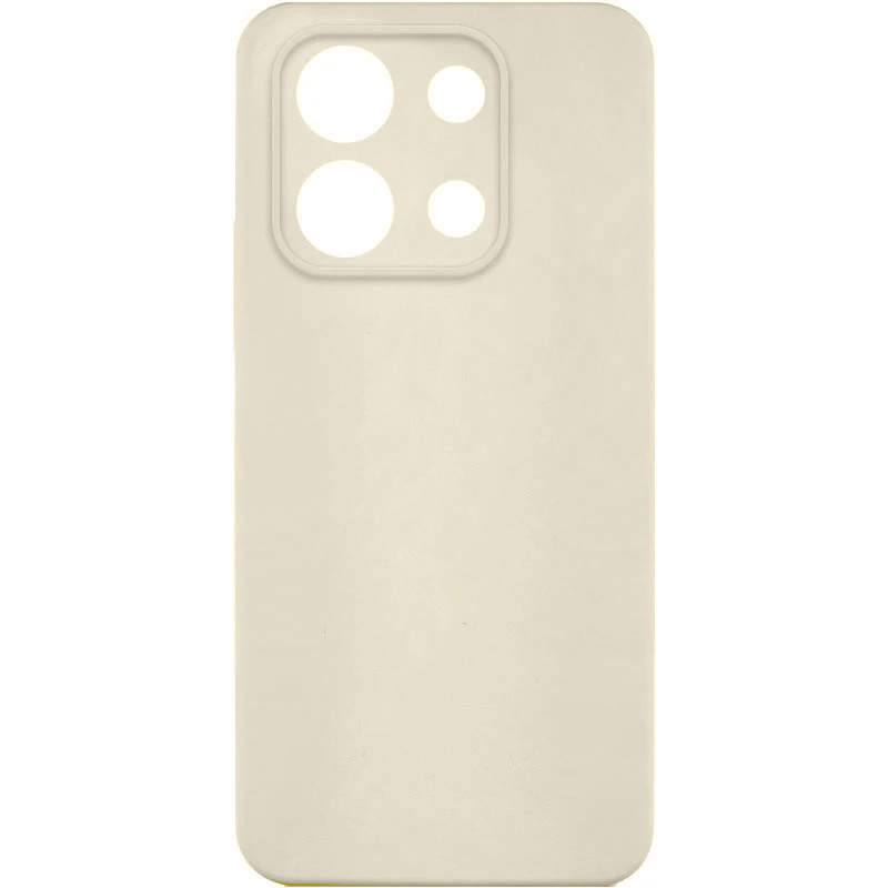 Чехол TPU GETMAN Liquid Silk Full Camera для Xiaomi Redmi Note 13 Pro 4G / Poco M6 Pro 4G / Note 14S (Песочный / Sand)