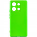 Чехол TPU GETMAN Liquid Silk Full Camera для Xiaomi Redmi Note 13 Pro 4G / Poco M6 Pro 4G / Note 14S (Салатовый / Neon Green)