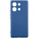 Чехол TPU GETMAN Liquid Silk Full Camera для Xiaomi Redmi Note 13 Pro 4G / Poco M6 Pro 4G / Note 14S (Синий / Navy Blue)