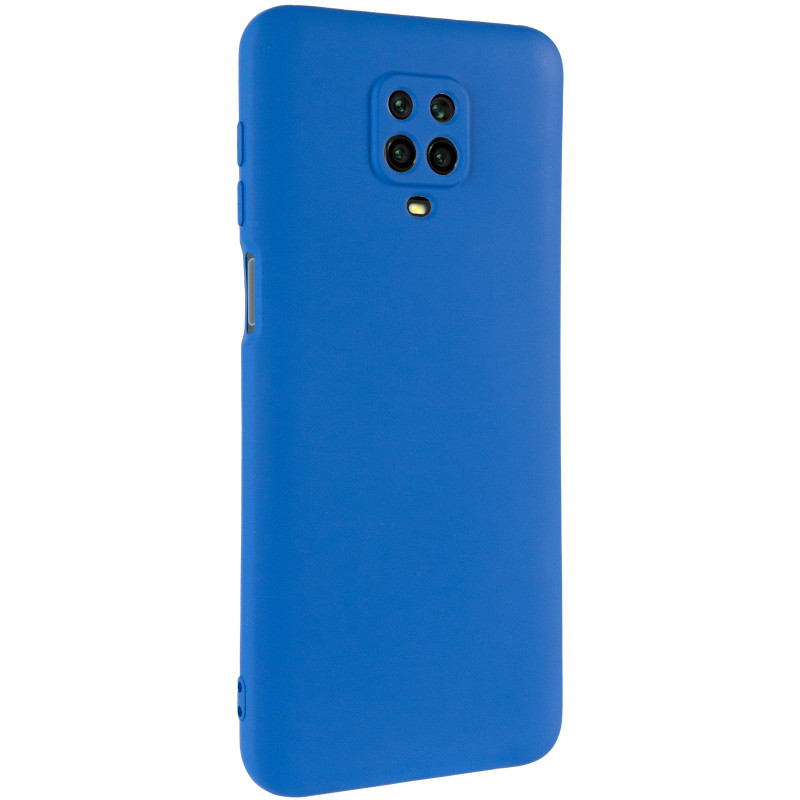 Чохол TPU GETMAN Liquid Silk Full Camera на Xiaomi Redmi Note 9s / Note 9 Pro / Note 9 Pro Max (Синій / Royal blue)