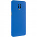 Чохол TPU GETMAN Liquid Silk Full Camera на Xiaomi Redmi Note 9s / Note 9 Pro / Note 9 Pro Max (Синій / Royal blue)