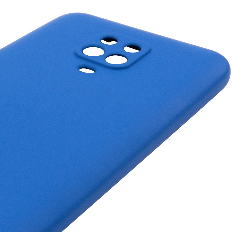 Чохол TPU GETMAN Liquid Silk Full Camera на Xiaomi Redmi Note 9s / Note 9 Pro / Note 9 Pro Max (Синій / Royal blue) в магазині vchehle.ua