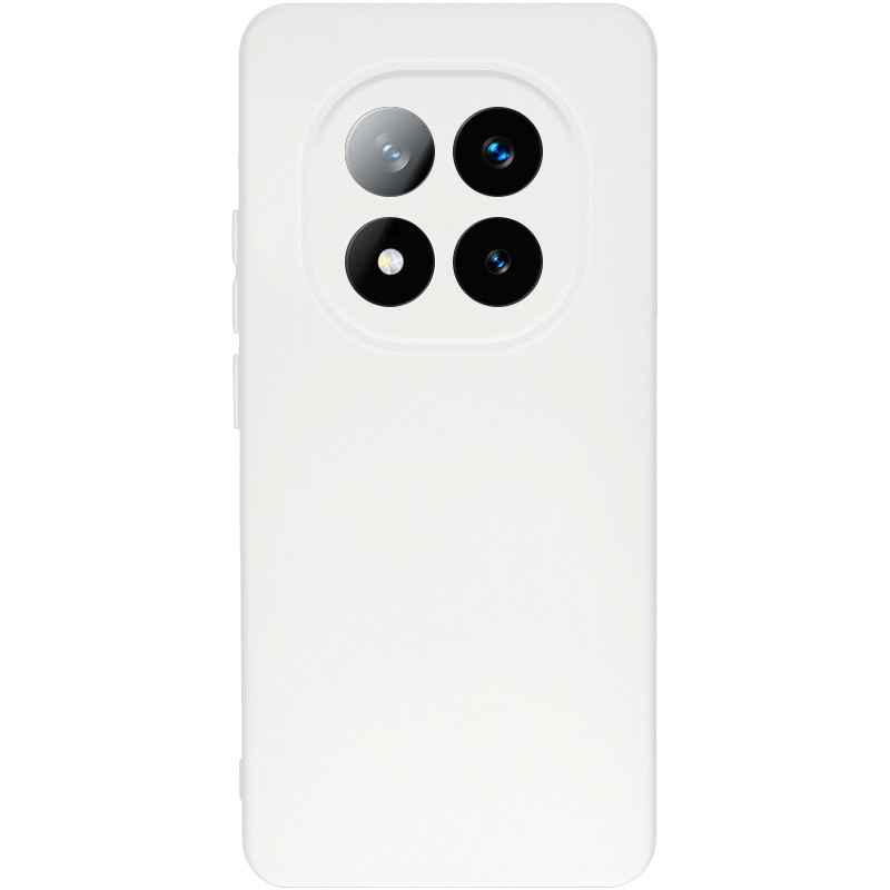 Чехол TPU GETMAN Liquid Silk Full Camera для Xiaomi Redmi Note 14 Pro 4G (Белый / White)