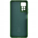 Фото Чохол TPU GETMAN Liquid Silk Full Camera на Xiaomi Redmi Note 11 Pro 4G/5G / 12 Pro 4G (Зелений / Dark green) на vchehle.ua