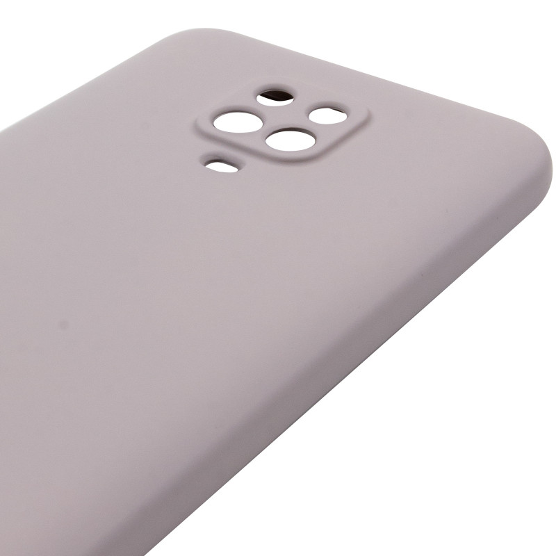 Чохол TPU GETMAN Liquid Silk Full Camera на Xiaomi Redmi Note 9s / Note 9 Pro / Note 9 Pro Max (Сірий / Lavender) в магазині vchehle.ua