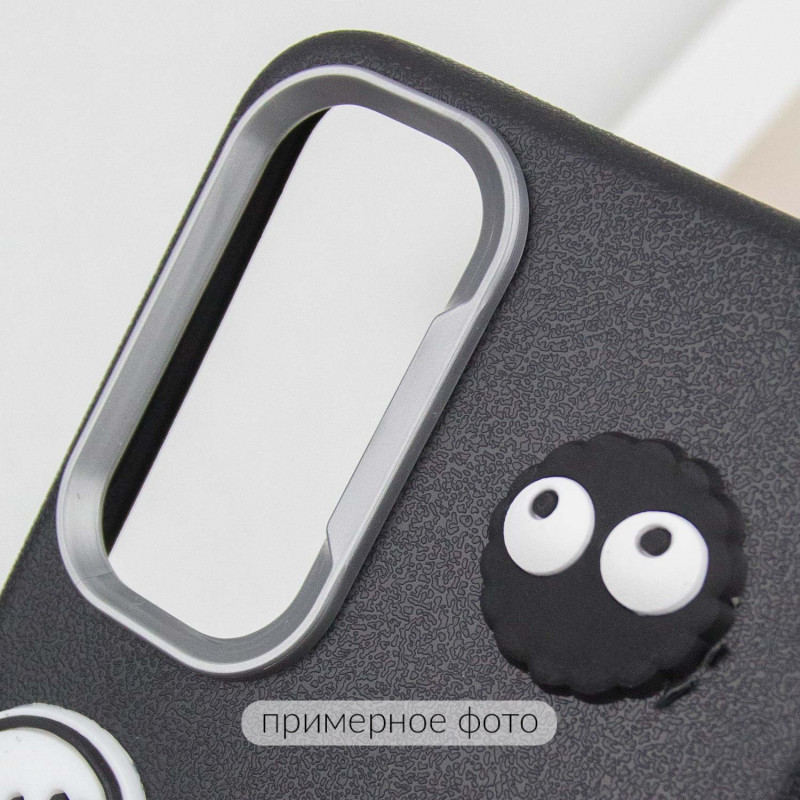 Чохол TPU Leather Toys на Xiaomi Redmi 14C / Redmi A4 / Poco C75 (Coffee / Black) в магазині vchehle.ua