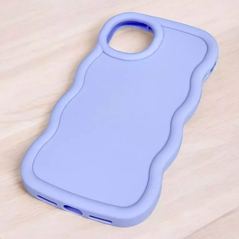 Фото Чехол TPU Ripple для Apple iPhone 14 Plus / 15 Plus (6.7") (Lilac Blue) в магазине vchehle.ua