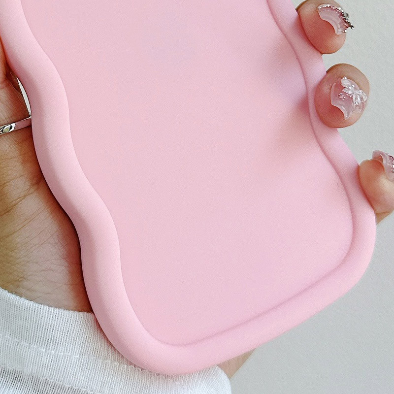 Фото Чехол TPU Ripple для Apple iPhone 14 Plus / 15 Plus (6.7") (Pink) на vchehle.ua