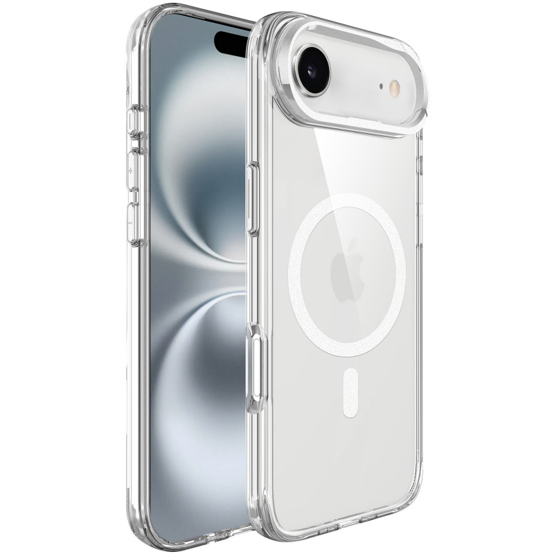Фото Чехол TPU Space Case Apex with Magnetic Safe для Apple iPhone 17 Air (6.5") (Silver) на vchehle.ua