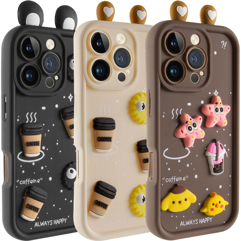 Чохол TPU Toys Case with Ears на Apple iPhone 16 Pro (6.3")