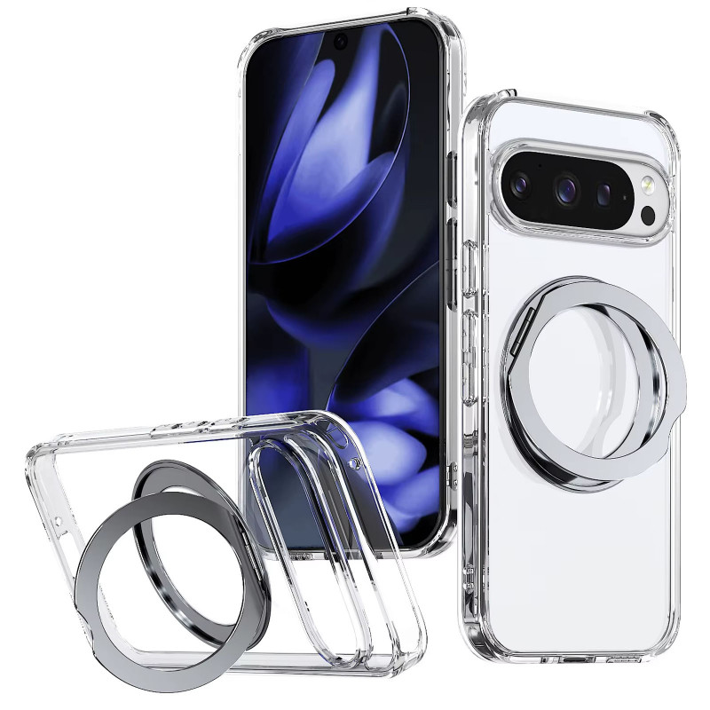 Чехол TPU+PC Aura Fold для Google Pixel 9 Pro XL / 10 Pro XL (Transparent)