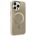 Чехол TPU+PC Carbon Mirage with Magnetic safe для Apple iPhone 15 Pro (6.1") (Antique White)