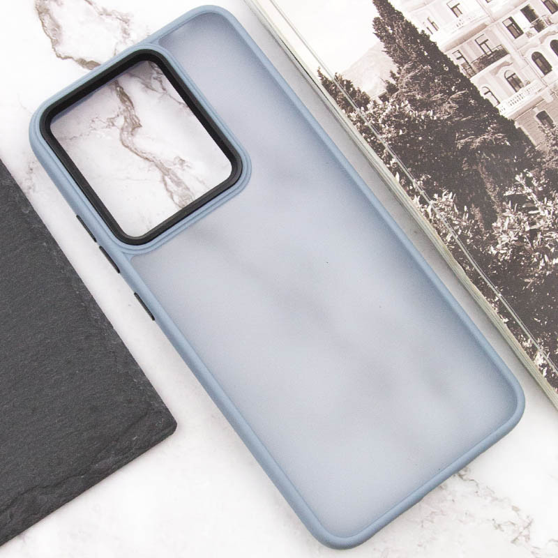 Чохол TPU+PC Lyon Frosted на Motorola Edge 60 Fusion (Sierra Blue) в магазині vchehle.ua