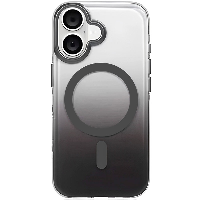 Чехол TPU+PC Phantom with Magnetic Safe для Apple iPhone 16 (6.1") (Grey)