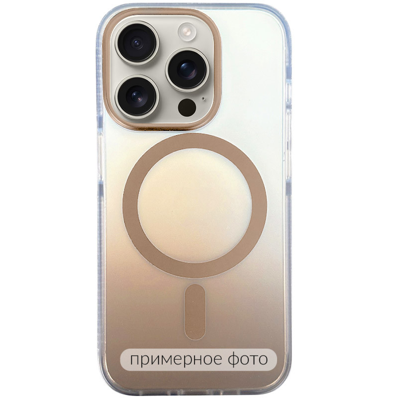Чехол TPU+PC Phantom with Magnetic Safe для Apple iPhone 17 Pro Max (6.9") (Golden)