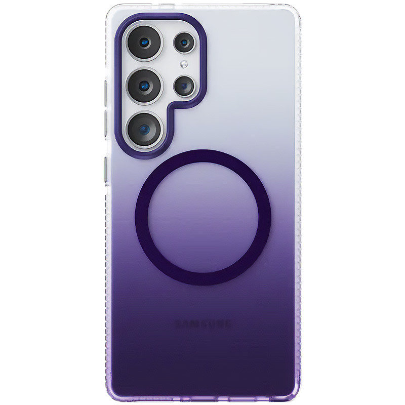 Чехол TPU+PC Phantom with Magnetic Safe для Samsung Galaxy S25 Ultra (Purple)