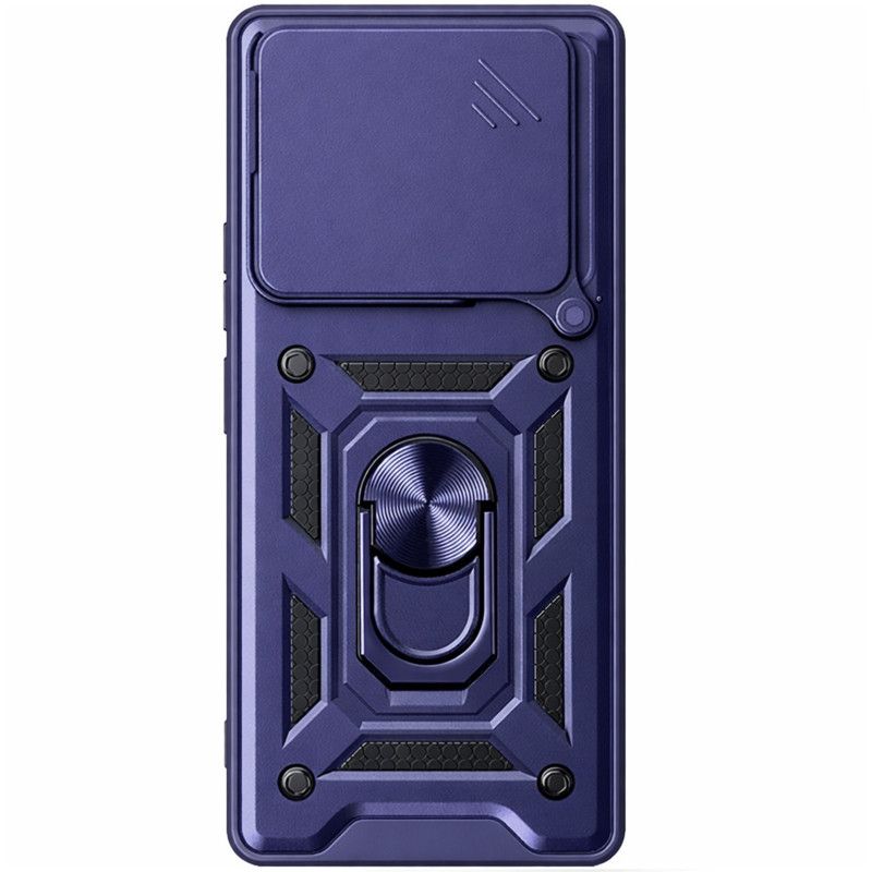Фото Ударопрочный чехол Ummi Camshield Serge Ring для Xiaomi Poco F8 Pro (Синий / Navy) в магазине vchehle.ua