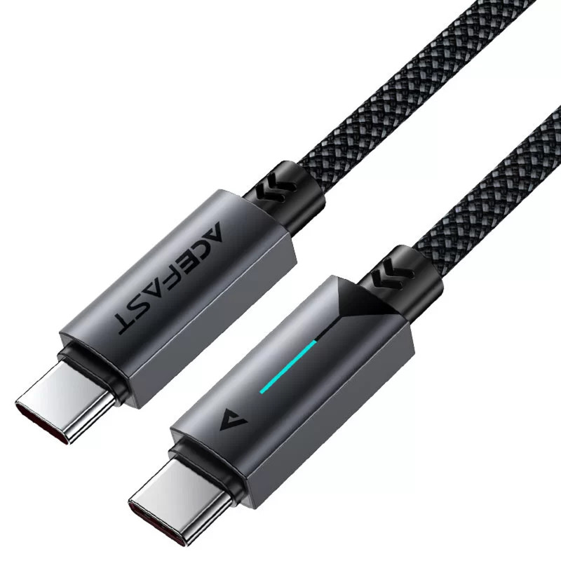Дата кабель Acefast C19-03 Type-C to Type-C 60W (1.2m) (Black)