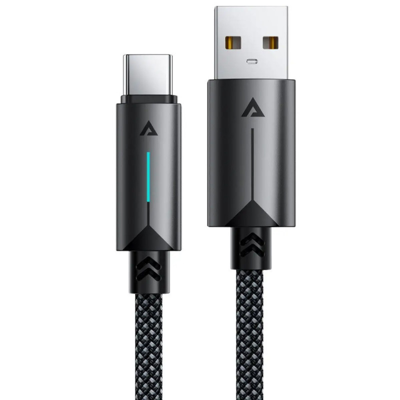 Дата кабель Acefast C19-04 USB to Type-C 3A (1.2m) (Black)