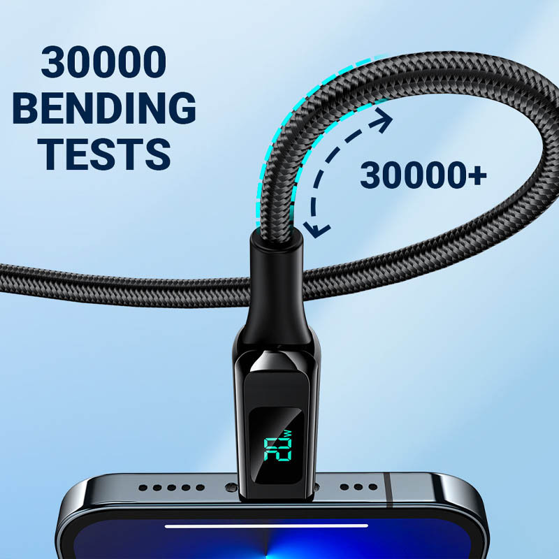 Дата кабель Acefast C6-01 Type-C to Lightning 30W (1.2м) (Black) в магазині vchehle.ua