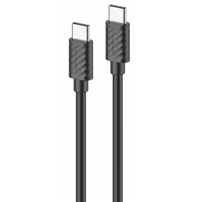 Дата кабель Amaya 77CC Type-C to Type-C 60W (1m) (Black)