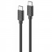 Дата кабель Amaya 77CC Type-C to Type-C 60W (1m) (Black)