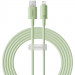 Дата кабель Baseus Habitat Series Fast Charging USB to Lightning 2.4A (1m) (P10360200421-0) (Natural Green)