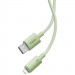 Фото Дата кабель Baseus Habitat Series Fast Charging USB to Lightning 2.4A (1m) (P10360200421-0) (Natural Green) в магазине vchehle.ua