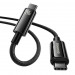 Фото Дата кабель Baseus Tungsten Gold Type-C to Type-C Cable 240W (1m) (CAWJ04000) (Black) в магазине vchehle.ua