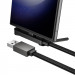 Фото Дата кабель Hoco U150 Exquisite side plug and stand USB to Type-C 36W (1.2m) (Black) в магазине vchehle.ua