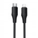 Дата кабель Hoco X124 Bien silicone Type-C to Lightning 27W (1m) (Black)