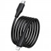 Фото Дата кабель Hoco X124 Bien silicone Type-C to Lightning 27W (1m) (Black) в магазине vchehle.ua