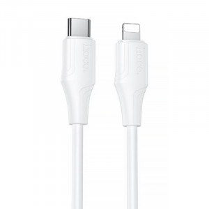 Дата кабель Hoco X124 Bien silicone Type-C to Lightning 27W (1m)