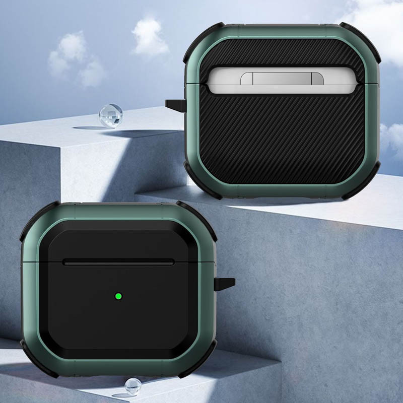 Купити Футляр протиударний  Black ed. для навушників Airpods 4 (Apple Green) на vchehle.ua