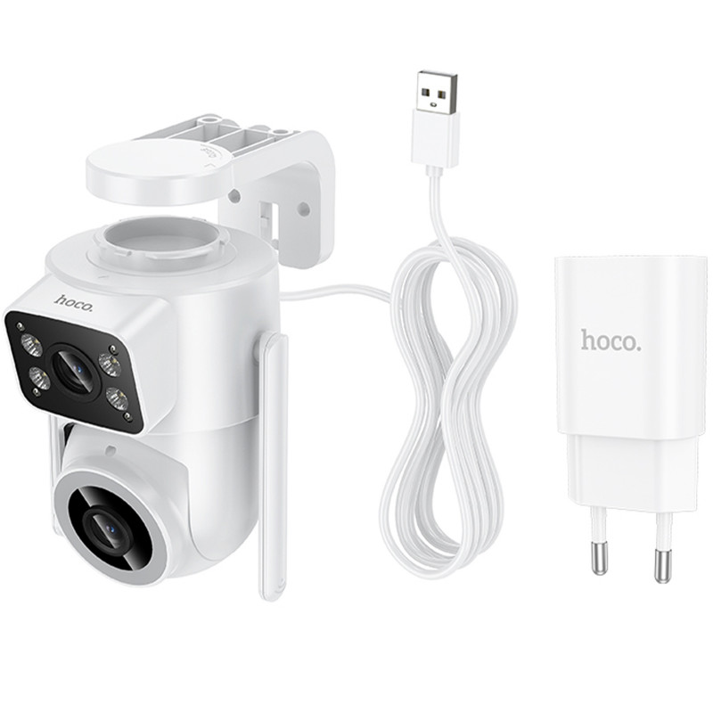 Фото Камера видеонаблюдения Hoco D9 Indoor PTZ HD (White) в магазине vchehle.ua