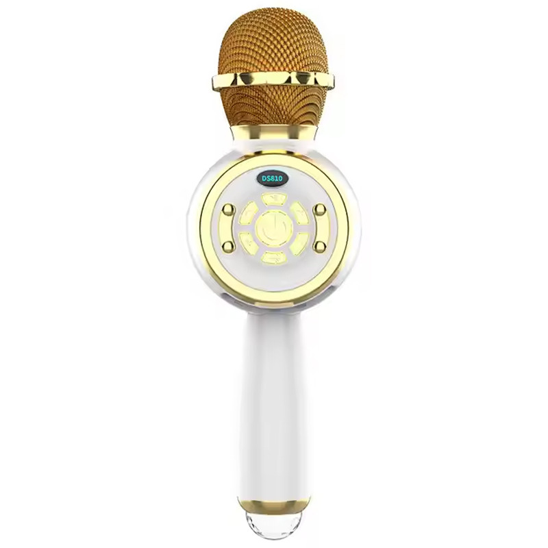 Фото Караоке Мікрофон-колонка DS810 (Gold) на vchehle.ua