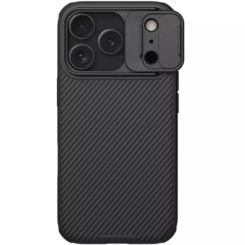 Фото Карбонова накладка Nillkin CamShield Pro Magnetic на Apple iPhone 17 Pro Max (6.9") (Black) на vchehle.ua
