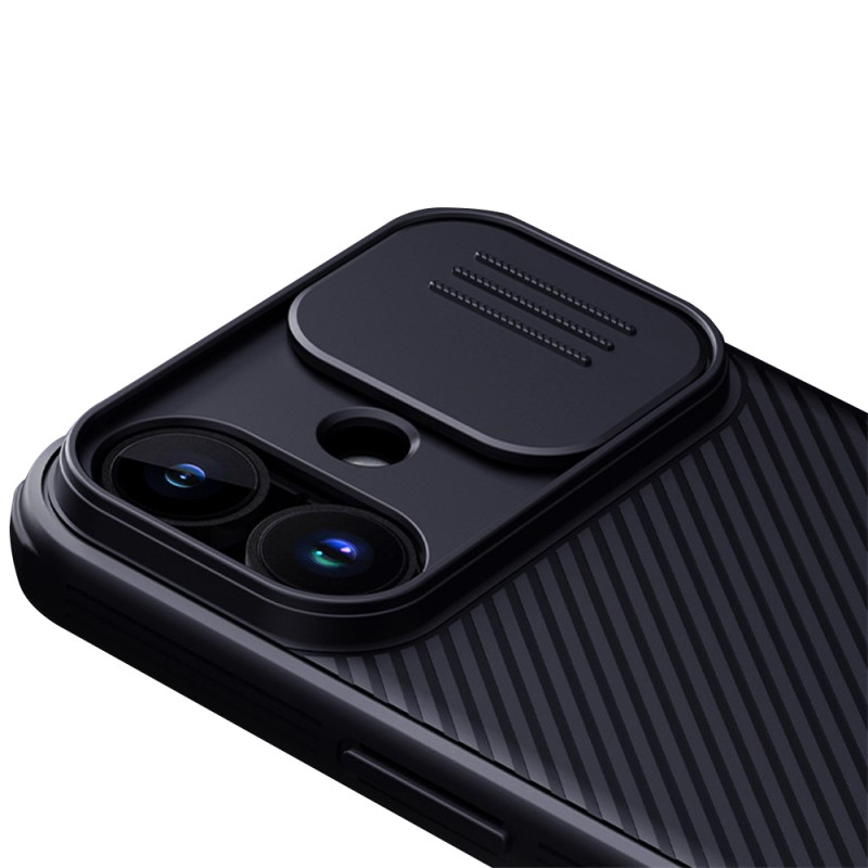 Карбонова накладка Nillkin CamShield Pro Magnetic на Apple iPhone 17 (6.3") (Black) в магазині vchehle.ua