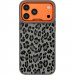 Кожаная накладка Kajsa Glamorous Collection Leopard Pattern 2 для Apple iPhone 17 Pro (6.3") (Mix)
