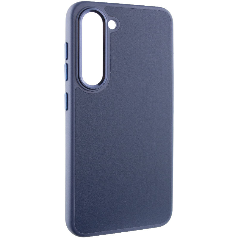 Фото Кожаный чехол Bonbon Leather Metal Style для Samsung Galaxy S23 (Синий / Navy Blue) на vchehle.ua