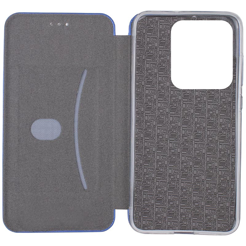 Фото Кожаный чехол-книжка Classy для Infinix Hot 40 / 40 Pro / Tecno Spark 20 Pro (Темно-синий) на vchehle.ua