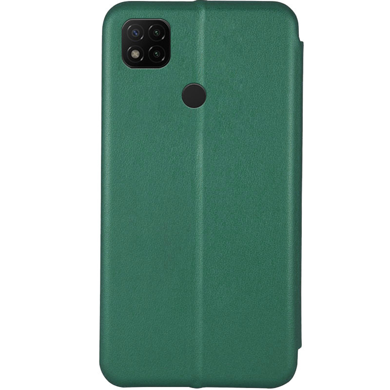 Фото Кожаный чехол-книжка Classy для Xiaomi Redmi 9C / 10A (Зеленый) на vchehle.ua