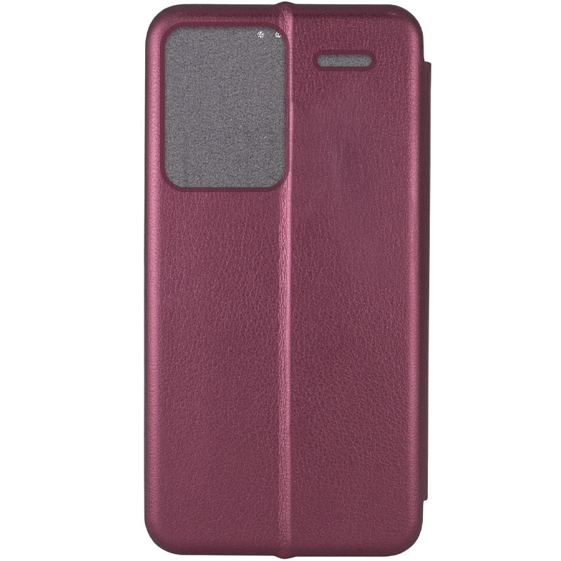 Фото Шкіряний чохол-книжка Classy на Xiaomi Redmi Note 13 Pro+ (Бордовий) в маназині vchehle.ua