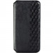 Кожаный чехол-книжка GETMAN Cubic (PU) для Xiaomi Mi 10T / Mi 10T Pro (Черный)