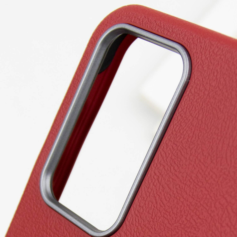 Купить Кожаный чехол Leather Case Metal Buttons для Samsung Galaxy S24+ / S25+ (Red) на vchehle.ua