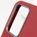 Купить Кожаный чехол Leather Case Metal Buttons для Samsung Galaxy S24+ / S25+ (Red) на vchehle.ua