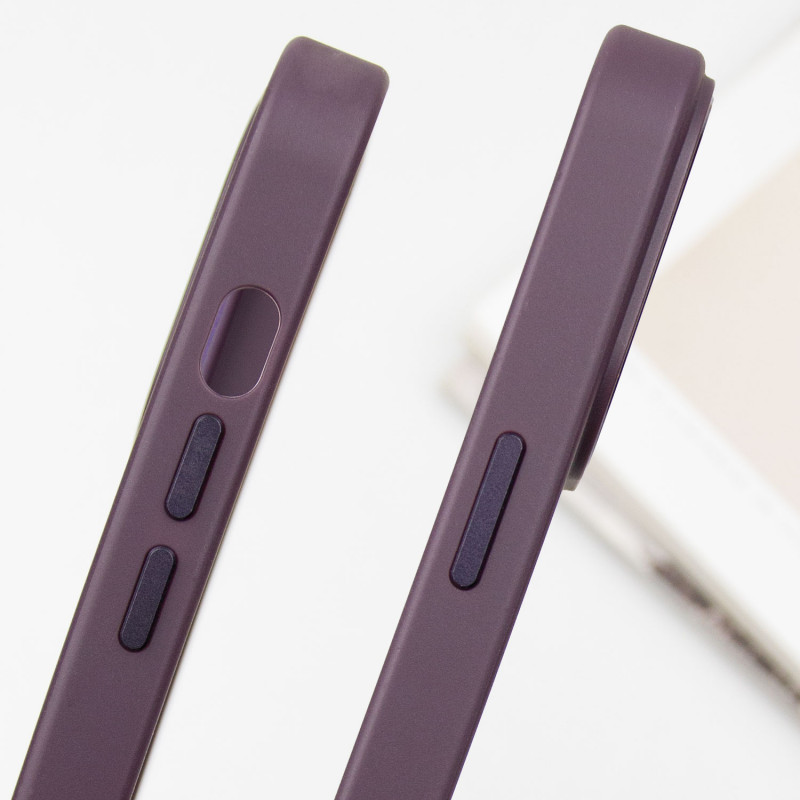 Купити Шкіряний чохол SnapCase with Magnetic Safe на Apple iPhone 15 Pro Max (6.7") (Dark Purple) на vchehle.ua